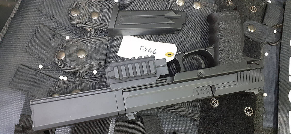 【SOCOM　ソーコムMk23】（7753）68ms　強化＆金属塗装カスタムエアガン　マルイ18禁エアコキ　宮川GTFゴム　youtube「GTFクマザワ」_画像6
