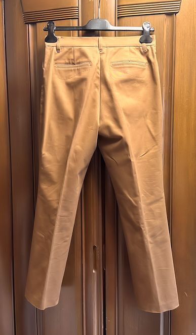 値下★SCAPA スキャパ★コットン・スラックス・パンツ・ブラウン・38/M・ウエスト実寸74cm★美品_画像2