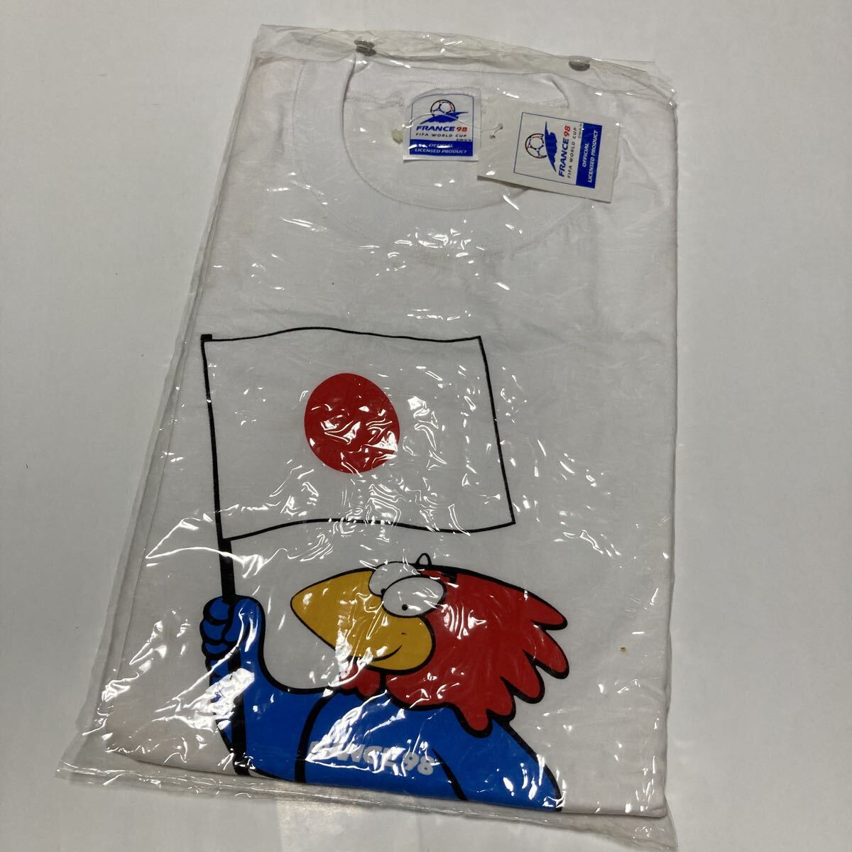 1998年 フランスワールドカップ FRANCE98 Tシャツ 日本FIFA_画像1