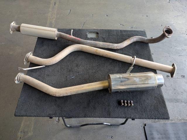 ムーヴ カスタムRS CBA-L152S 社外 Jworks AutoJuwell マフラー JB-DET 2WD 03S01729