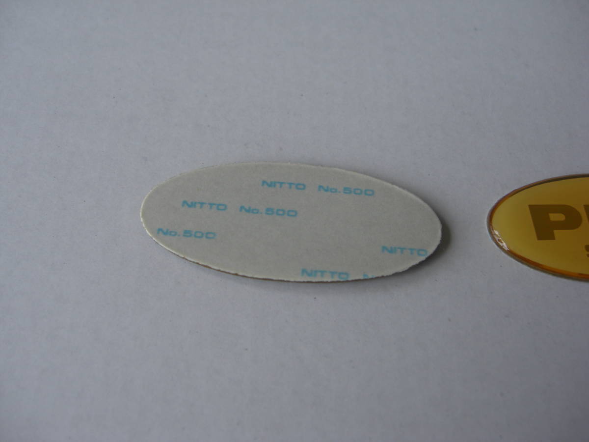 ★　８７年 当時物　PIAA エンブレム！黒色・白色！！2枚組1セット/新品/送料110円_画像5