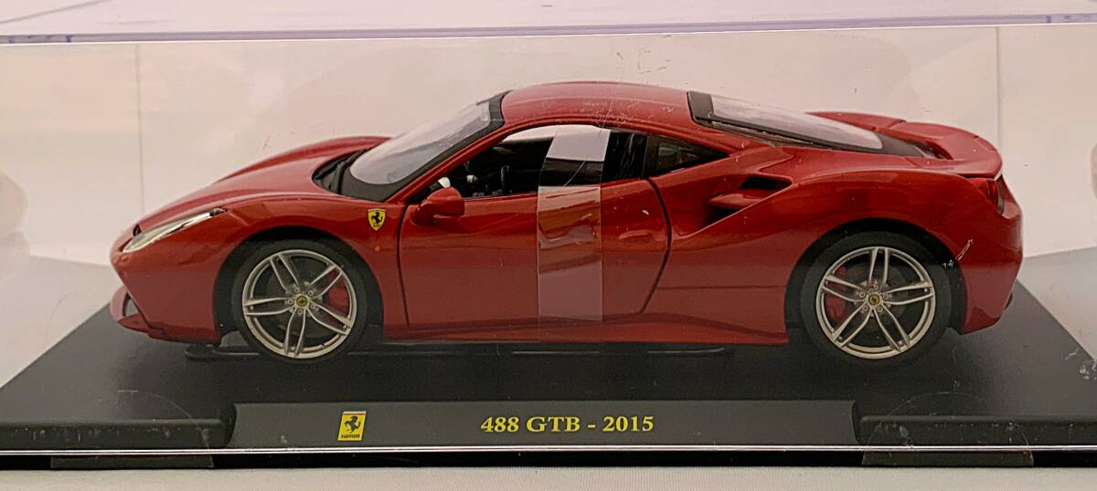 ●デアゴスティーニ レ・グランディ・フェラーリコレクション No.11『488 GTB - 2015』1/24 ダイキャストモデル　 ●Ferrari ミニカー_画像2