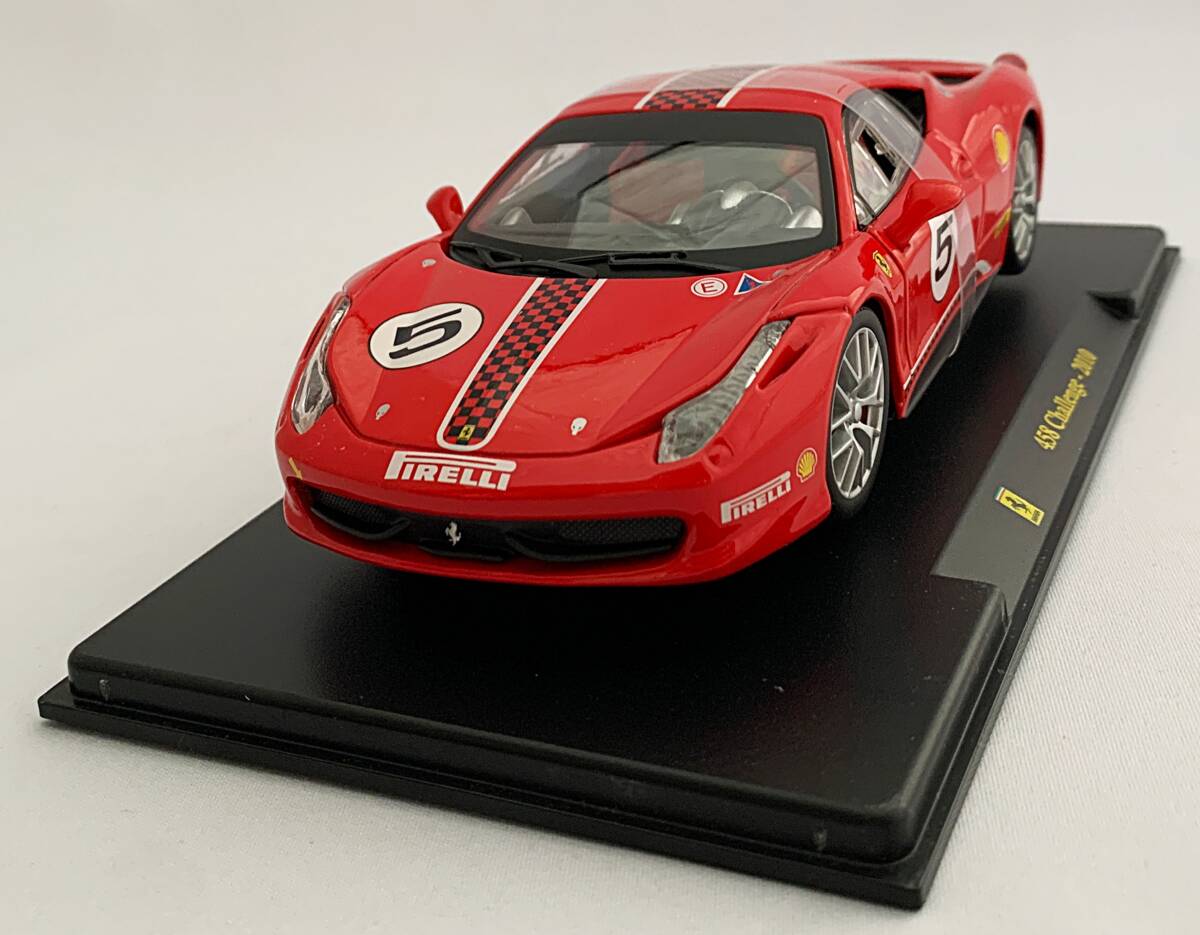 ●デアゴスティーニ レ・グランディ・フェラーリコレクション No.21『458 Challenge(チャレンジ)- 2010』1/24 ダイキャストモデル●Ferrari_画像3