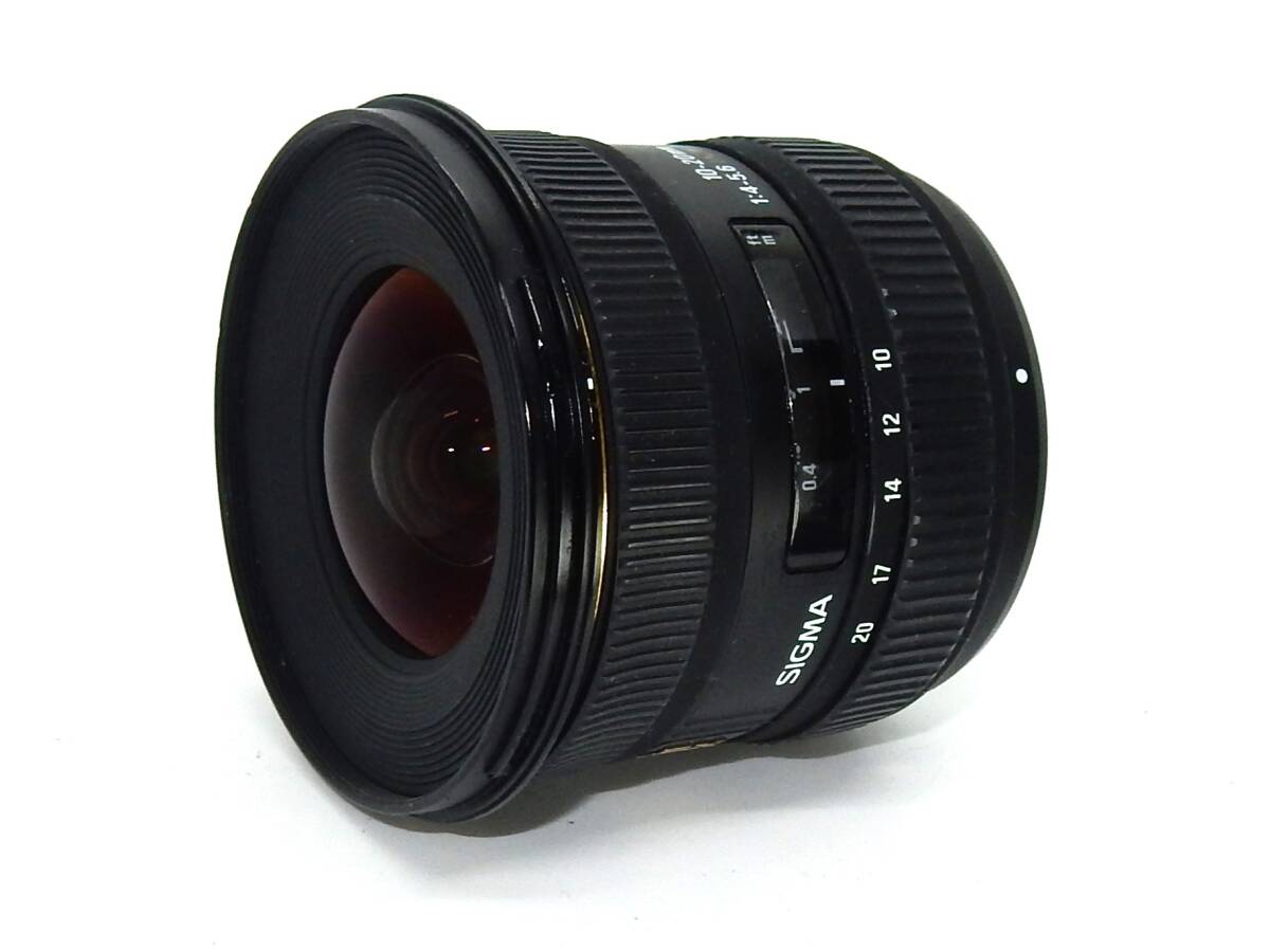 ★美品★ SIGMA シグマ 10-20mm F4-5.6 EX DC HSM 前後キャップ付属 ニコンマウント #S916_画像6