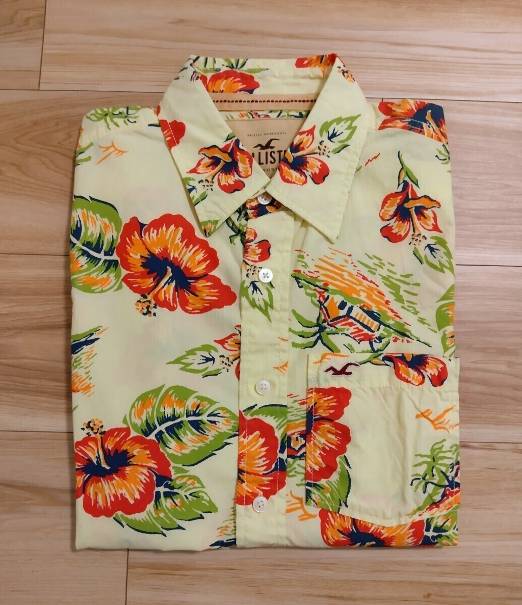 【新品タグ付】HOLLISTER CALIFORNIA アロハシャツ Sサイズ ホリスター_画像1