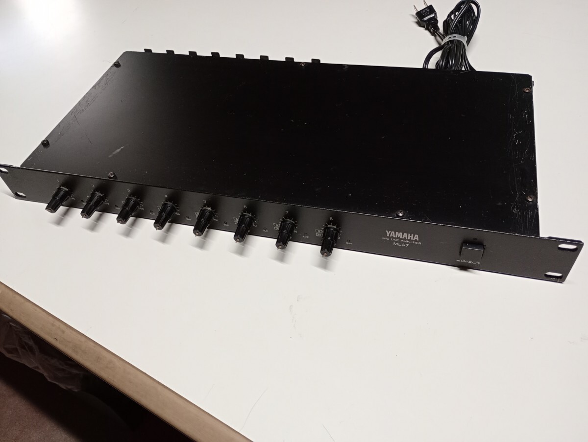 YAMAHA MLA7 8chマイクプリアンプ 名機 プリアンプ ラインアンプ