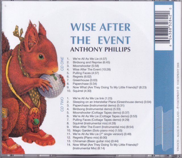 アンソニー・フィリップス / ANTHONY PHILLIPS / WISE AFTER THE EVENT /UK盤/中古2CD!!80454_画像4