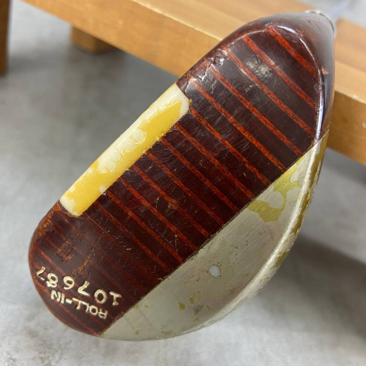 ケネススミス　ROLL-IN　107687　木製　メンズゴルフパター　スチール　右利き用　34インチ　482g　Kenneth　Smith_画像7