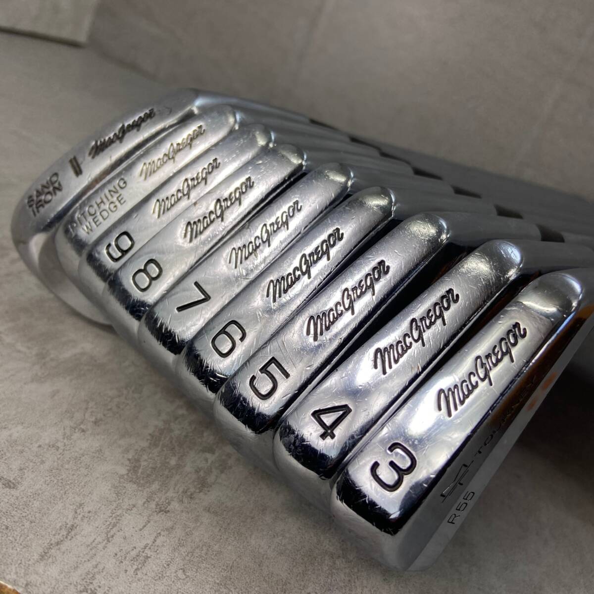 マグレガー ターニー R55 メンズゴルフ アイアン9本セット スチール 右利き用 マッスルバック MacGregor TOURNEY_画像6