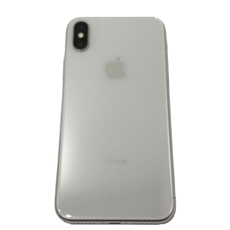 iPhone X シルバー 64GB MQAY2J/A AU SIMロック解除済み　判定〇　■b1