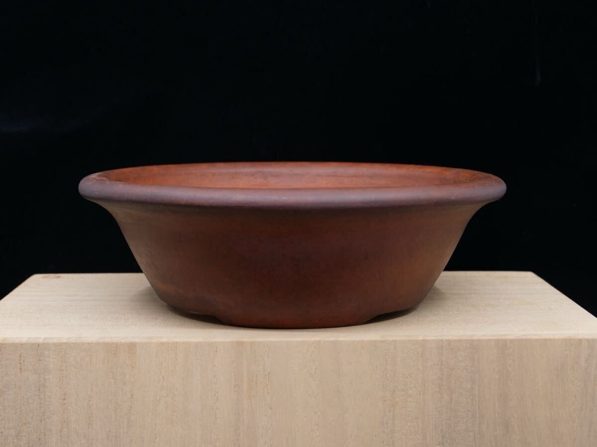 【中国古盆器】中国宜興 紫砂 朱泥外縁長方盆栽鉢 釘彫漢詩山水図 落款有 盆景鉢 中国古盆器】中国宜興 紫砂 朱泥外縁長方盆栽鉢 釘彫