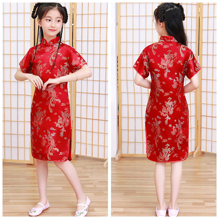 ☆ ピンク ☆ 90CM ☆ チャイナドレス ベビー j3082baby01 チャイナドレス 子供 チャイナ服 チャイナ風 ワンピース コスプレ 衣装_画像6