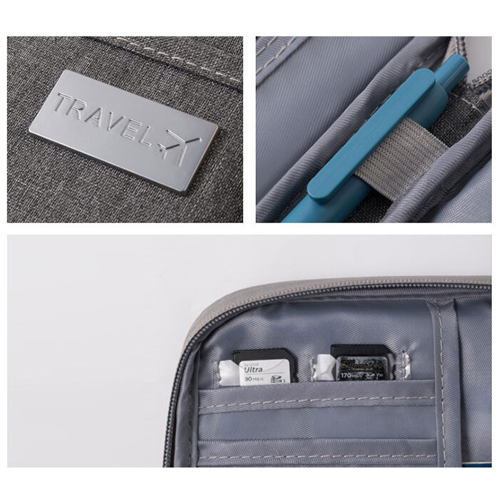 ☆ ブラック ☆ マルチケース pmymucase001 マルチケース 薄型 カードケース ペン入れ パスポートケース カード入れ お札入れ 通帳ケース_画像7