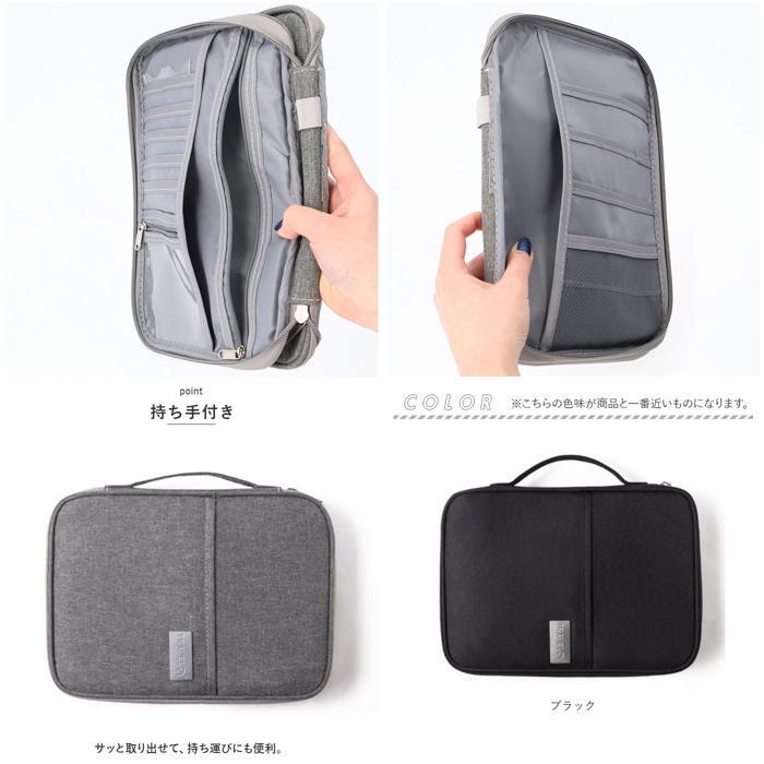 ☆ ブラック ☆ マルチケース pmymucase001 マルチケース 薄型 カードケース ペン入れ パスポートケース カード入れ お札入れ 通帳ケース_画像9