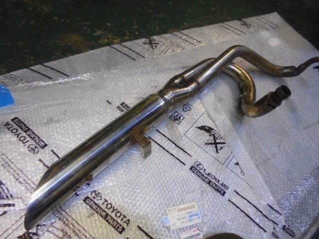 ドラッグスター400 社外 マフラー フルエキ スラッシュカット R7 8/19_画像6