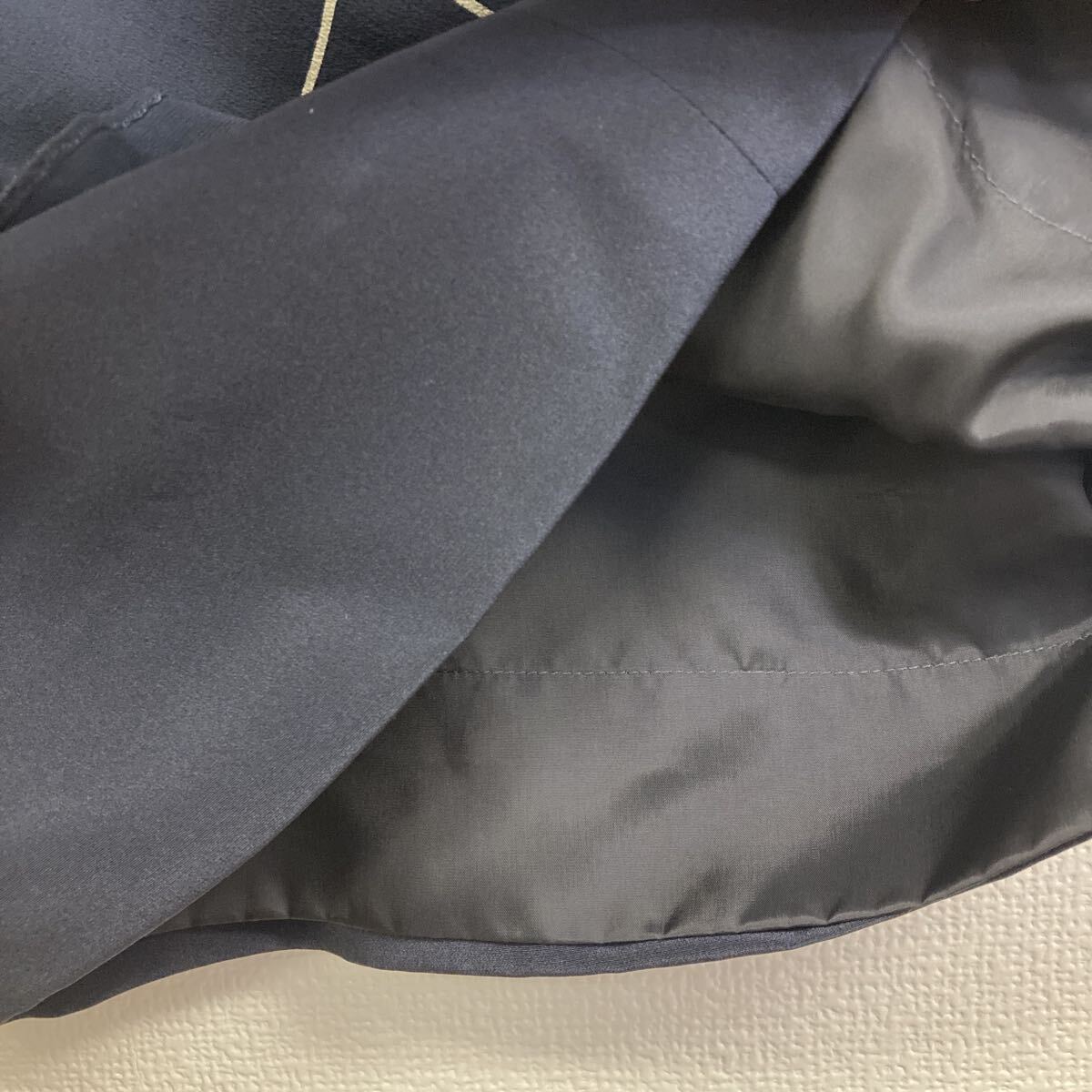 AKRIS アクリス ワンピース ロング ネイビー 古着_画像8