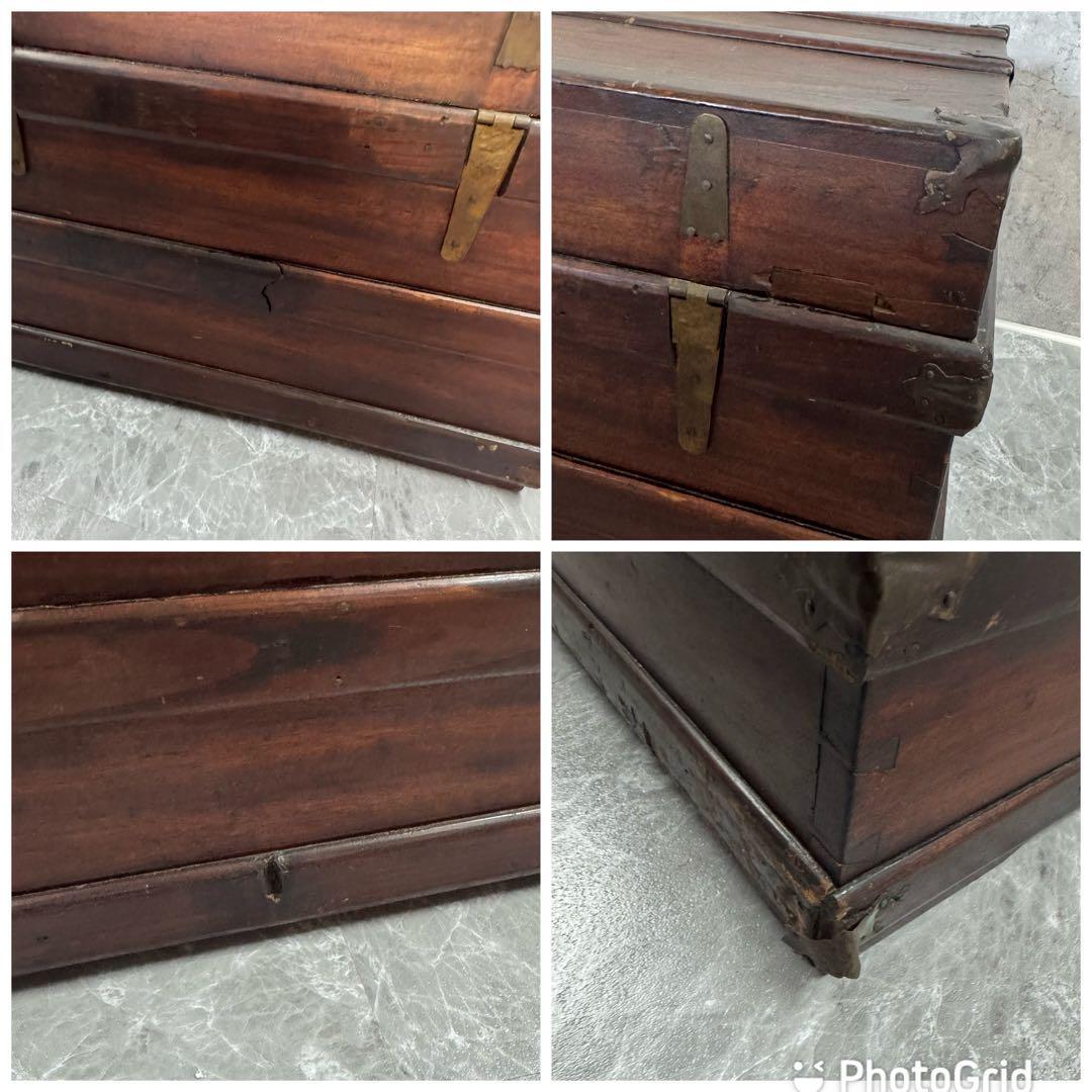 送料込み【珍品】トランクケース コンテナボックス 船舶 船鞄