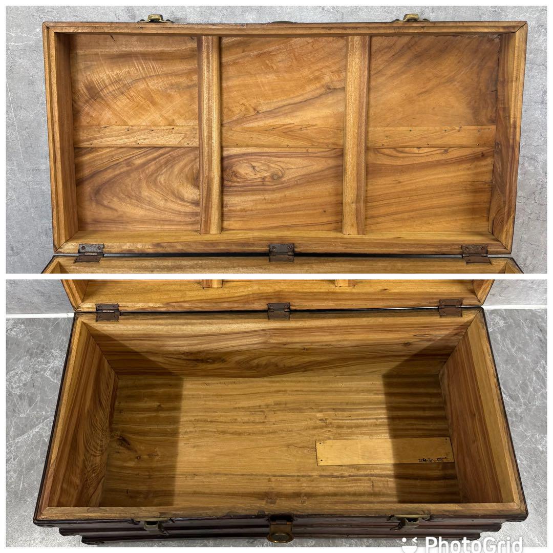 送料込み【珍品】トランクケース コンテナボックス 船舶 船鞄