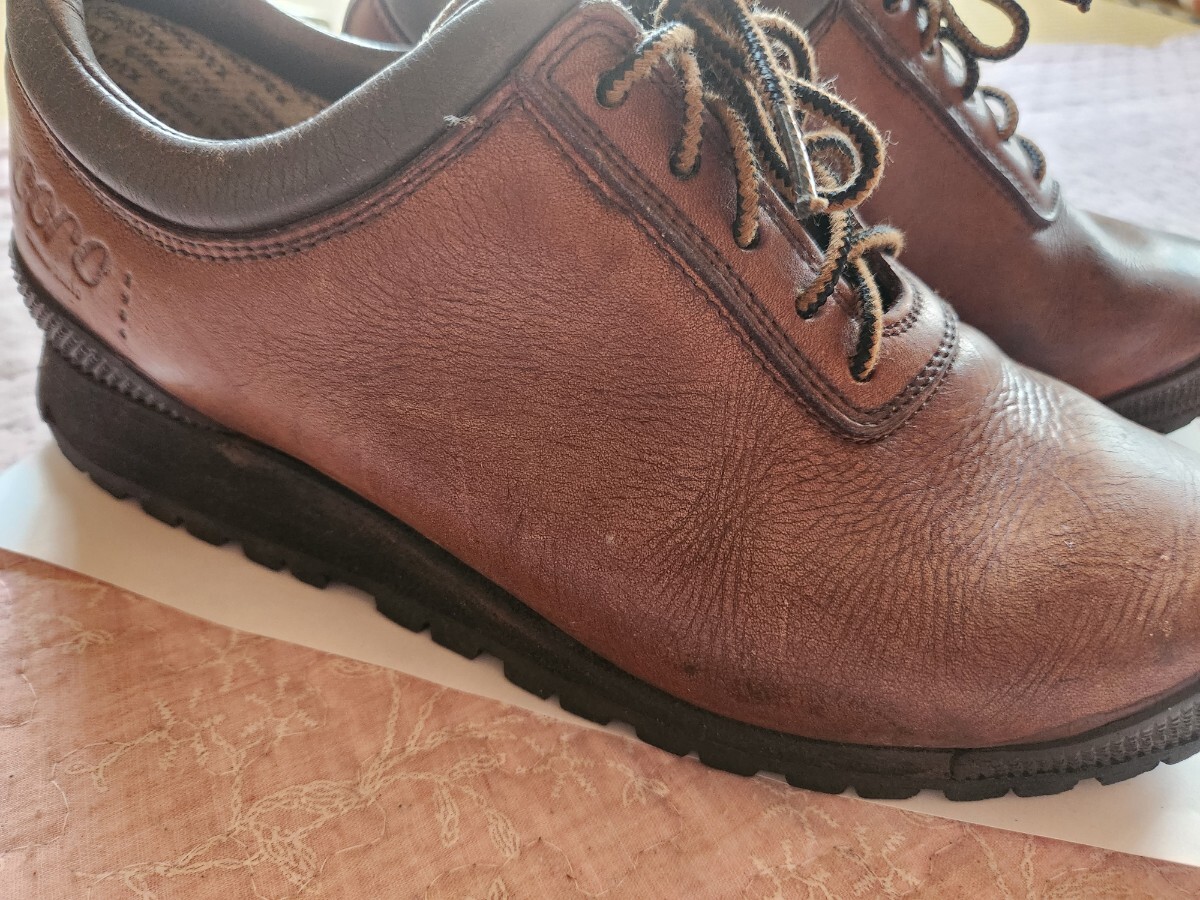 即決　goro ゴロー ウォーキングシューズ　レザースニーカー　靴_画像8