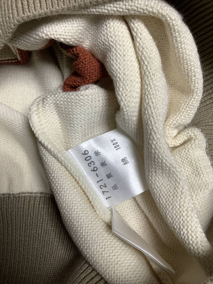 タグなしサービス　新品未使用　グリーンクラブ　定価30,000円程の品　 Lサイズ程 　秋冬春　高級ニットカットソー　高級セーター_画像8