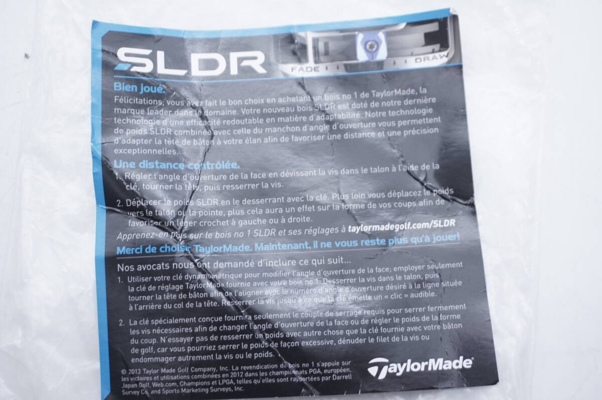 TaylorMade　ゴルフレンチ　トルクレンチ　テーラーメイド　③　SLDR_画像4