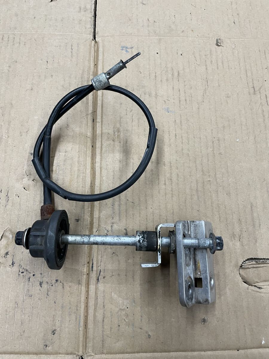 ホンダ CF50 シャリー アクスルシャフト メーターケーブル メーターギア キャリパーサポート CF70_画像1