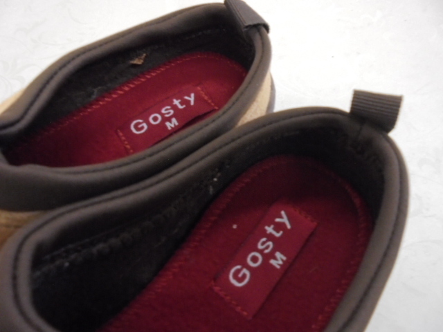 【KCM】JHKS-238-M★長期展示品★Gosty　レディース　あったか カジュアル スリッポン　ブラウン系　M（約24.0cm）_画像7