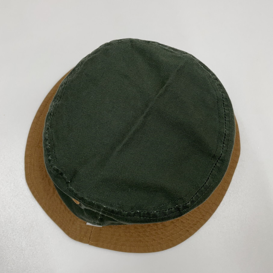 Dickies グリーン×ブラウン バケットハット 帽子 スポーツ ゴルフ バイク キャンプ アウトドア オートバイ釣り ホワイトタグ ディッキーズ_画像5