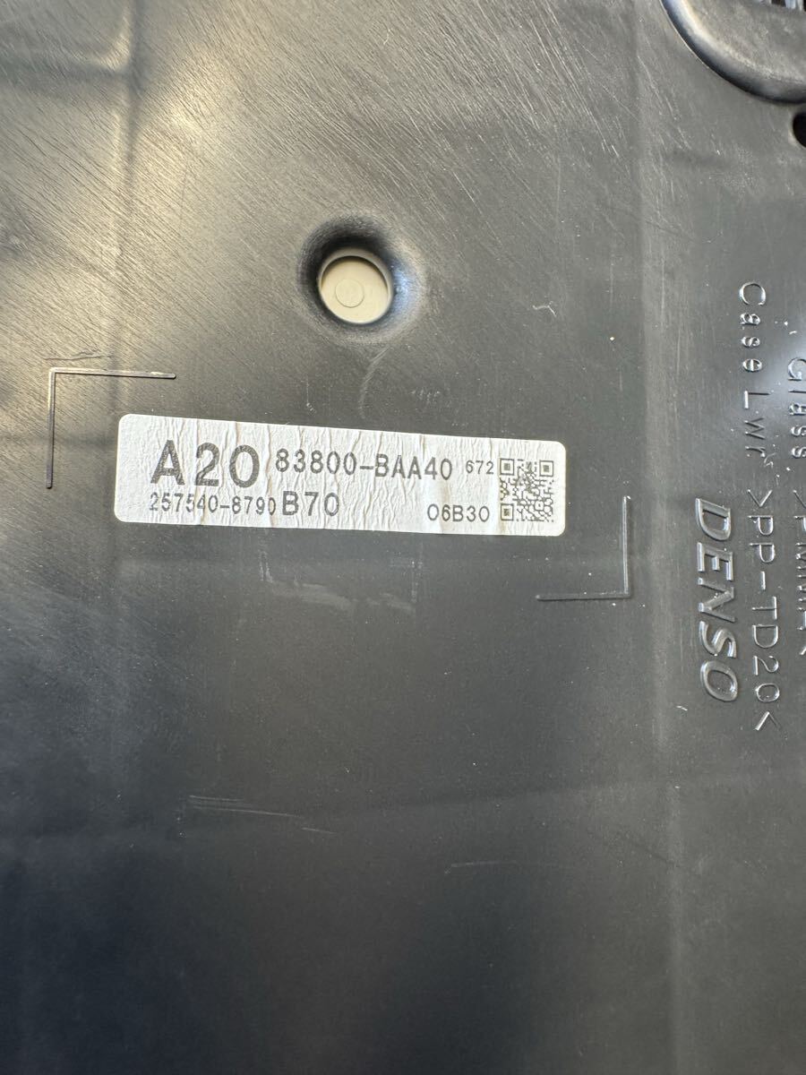 ダイハツ純正 DBA-LA150S ムーヴ ムーブ スピードメーター 走行距離 約19.128km 83800-BAA40_画像4