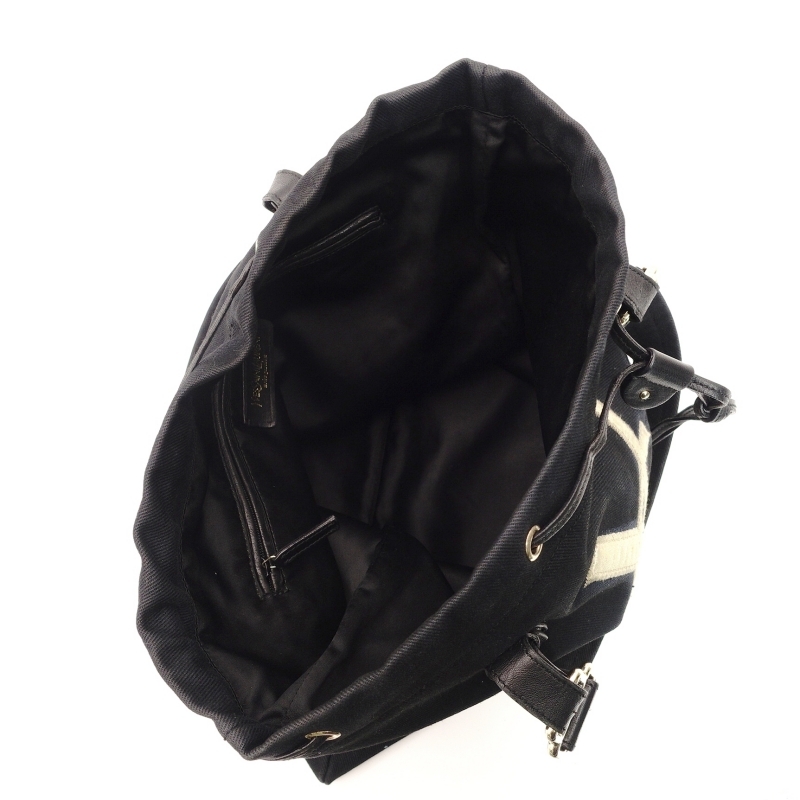 イヴ・サンローラン　カハラ　黒　ブラック Yves Saint Laurent イヴサンローラン カハラトートバッグ