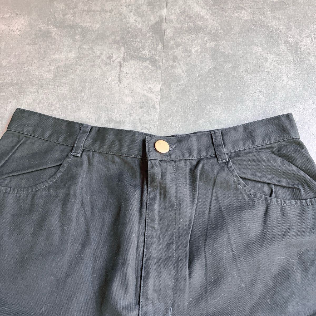 ケティ KETTY 花柄刺繍 ハーフパンツ ショートパンツ ブラック 黒 Mサイズ レディース ヴィンテージ_画像2