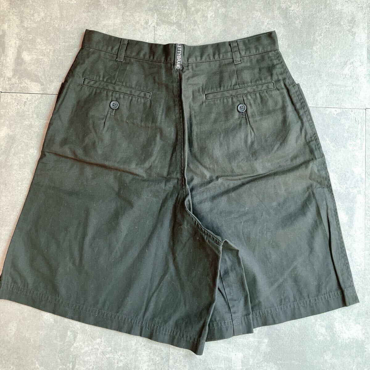 ケティ KETTY 花柄刺繍 ハーフパンツ ショートパンツ ブラック 黒 Mサイズ レディース ヴィンテージ_画像4