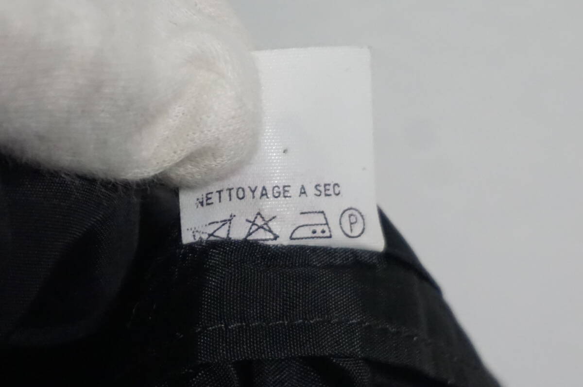 【希少フランス製】Christian Dior MONSIEUR クリスチャンディオールムッシュー テーラードジャケット ブラック ウール モヘア モヘヤ_画像6