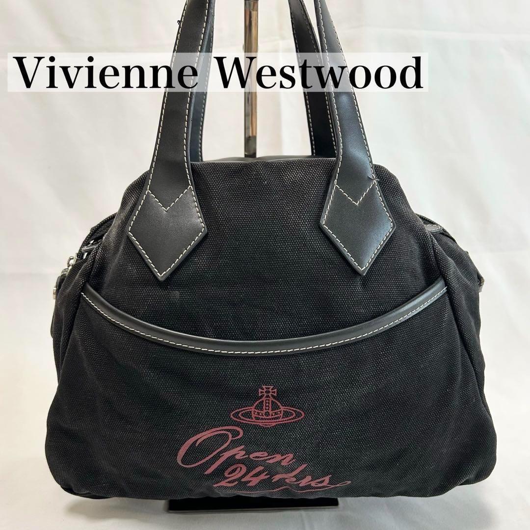 Vivienne Westwood トートバッグ ハンドバッグ ヤスミン 美品】Vivienne Westwood ヴィヴィアンウエストウッド ヤスミン