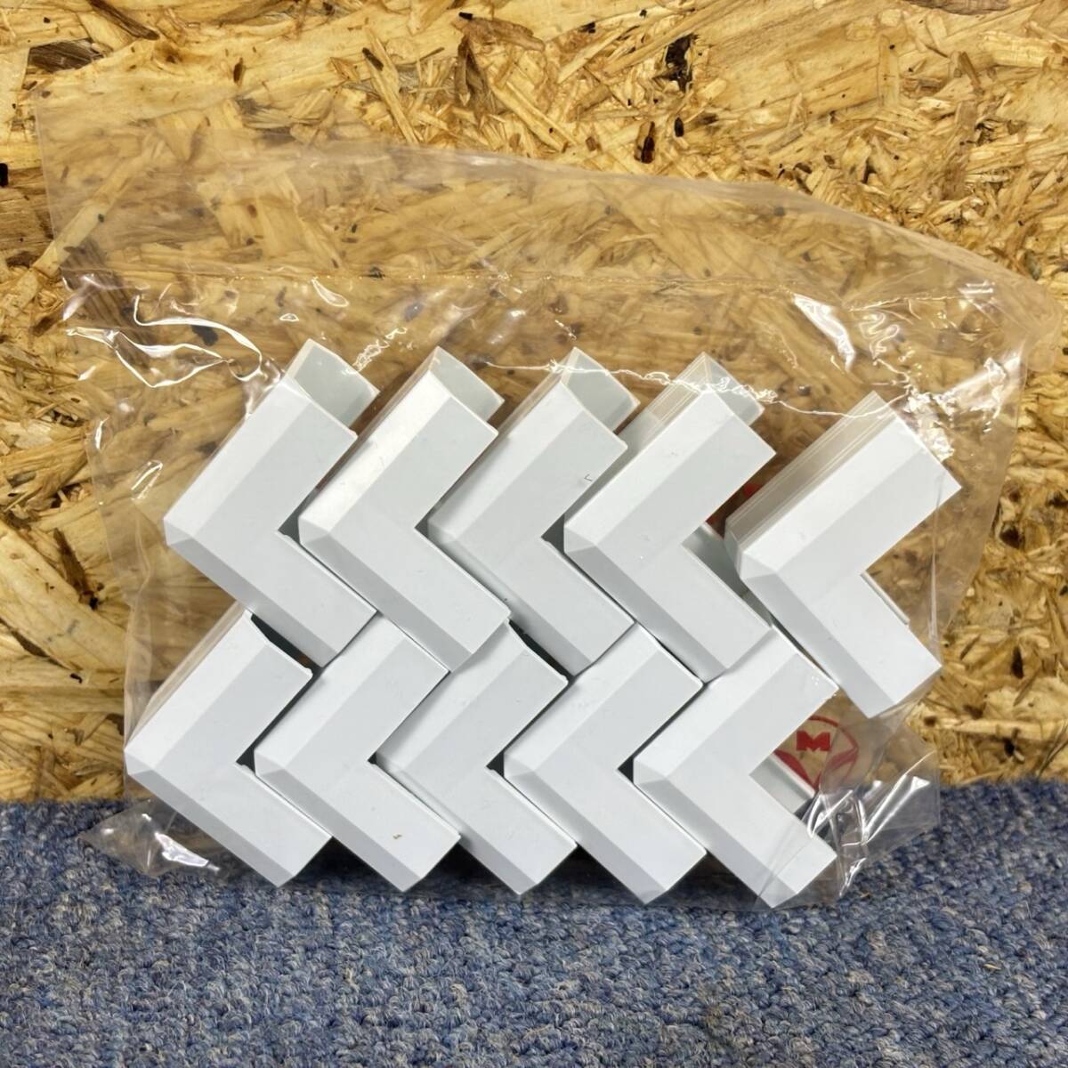 【新品未使用品/200個セット】マサル工業 ニューエフモール付属品 デズミ 2号 ホワイト SFMD22 2820_画像5