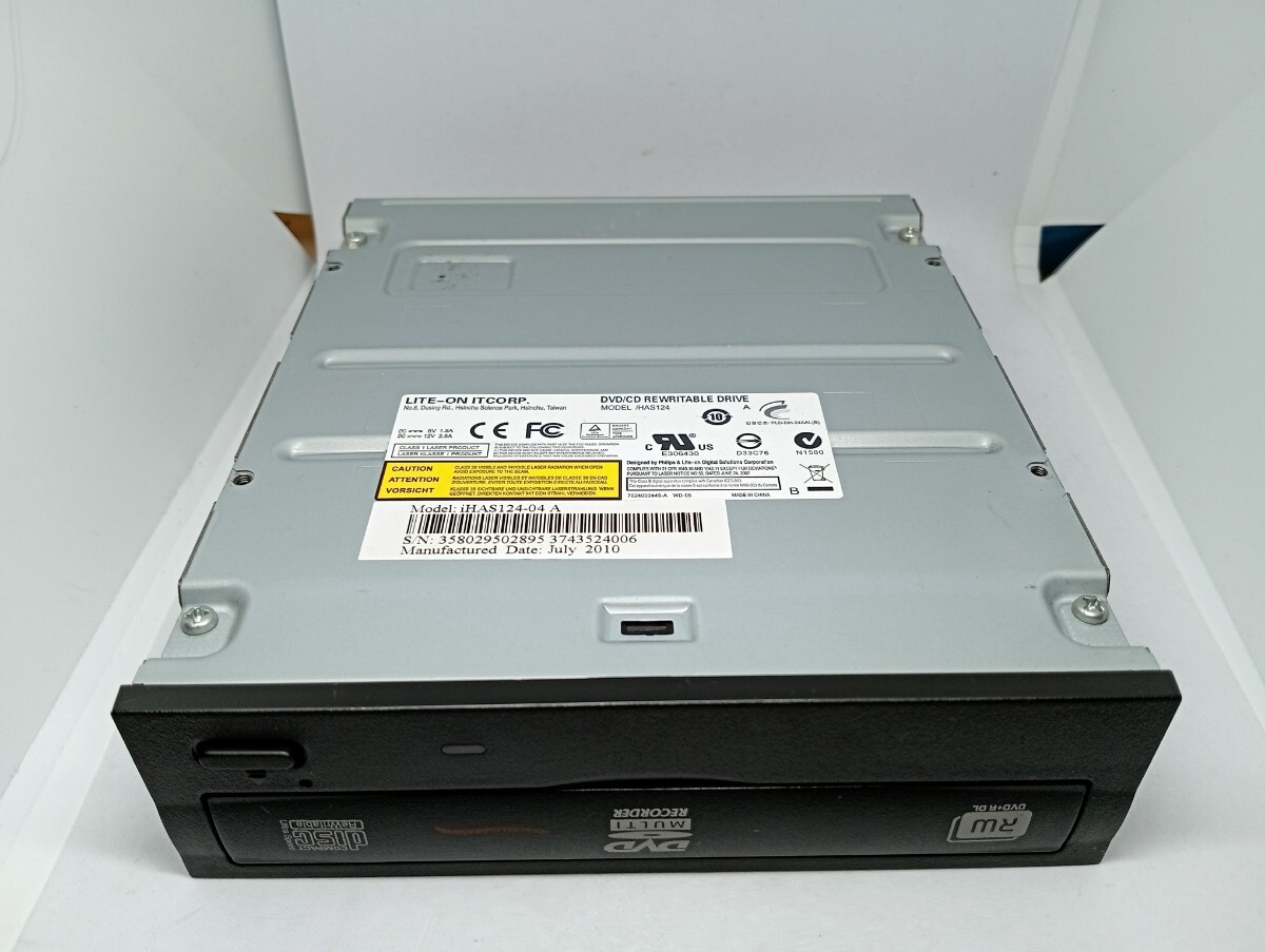 LITE-ON　DVDマルチドライブ　HAS124　中古品　ジャンク品_画像4
