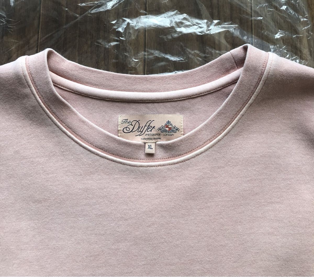 The DUFFER of ST.GEORGE PIGMENT-DYE PONTE L/SL TEE：ピグメント加工 ポンチ素材 ロンT XL_画像5