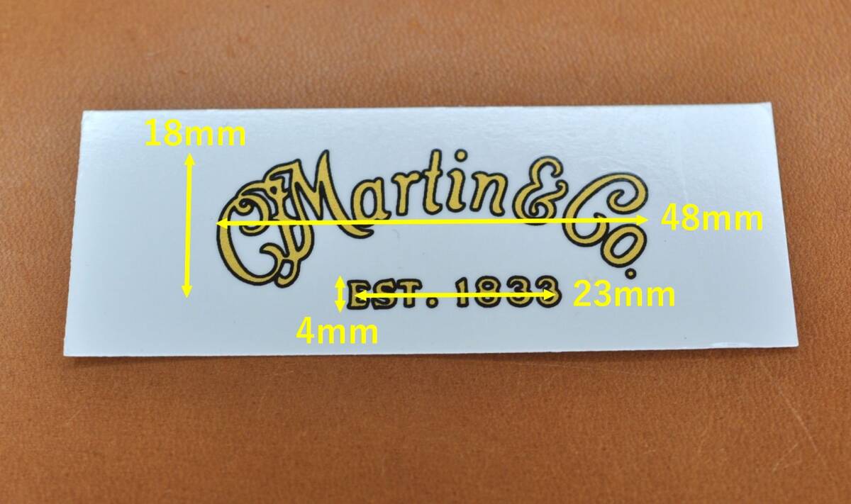 ★ C. F. Martin ロゴ ウォータースライドデカール ★