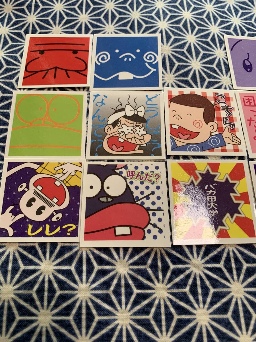 明治制菓　レレレの天才バカボン　おもしろシール　赤冢不二夫　天才バカボン　Meiji 當(dāng)時物　シール　セット　希少　オマケ