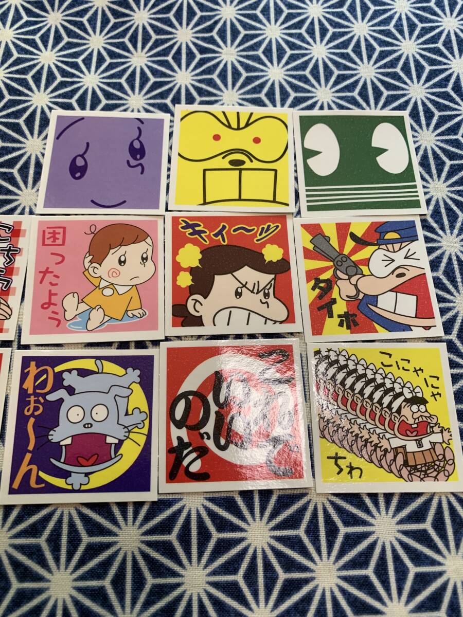 明治制菓　レレレの天才バカボン　おもしろシール　赤冢不二夫　天才バカボン　Meiji 當(dāng)時物　シール　セット　希少　オマケ