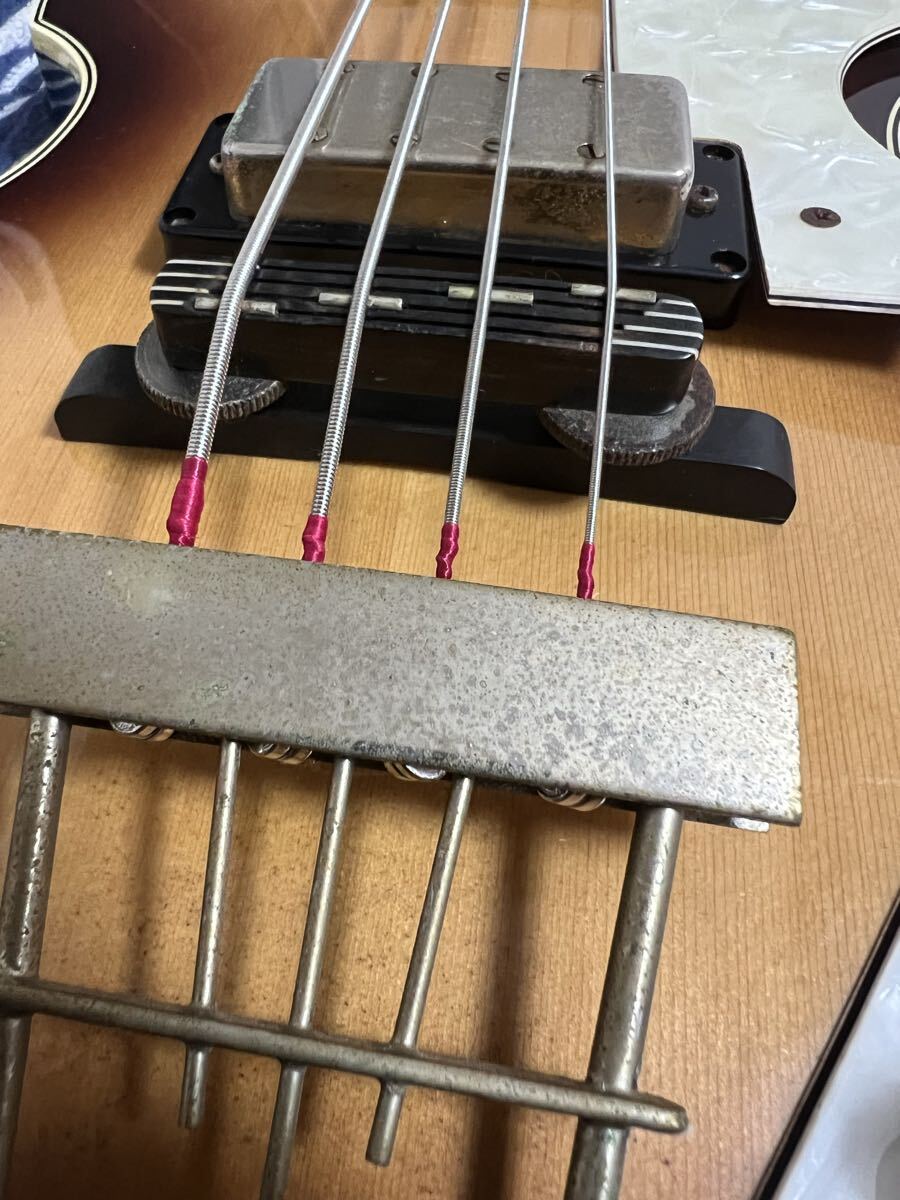 激レア★GRECO★VB-500 バイオリンベース セットネック仕様 1982年製 日本製 グレコ ポールマッカートニー美品傷なしケース付★完動品_画像9