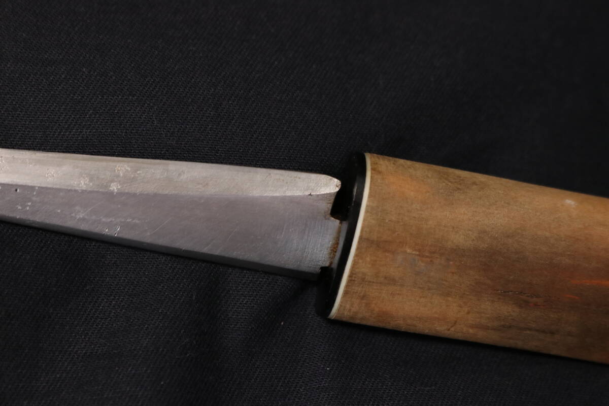 刃長95mm 長雲斎 繰小刀【鞘欠品】大工道具_画像3