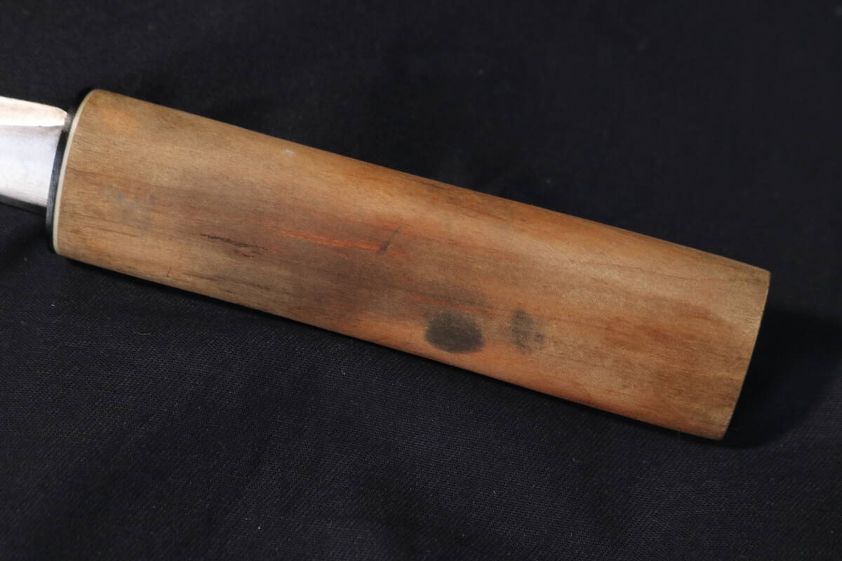 刃長95mm 長雲斎 繰小刀【鞘欠品】大工道具_画像4