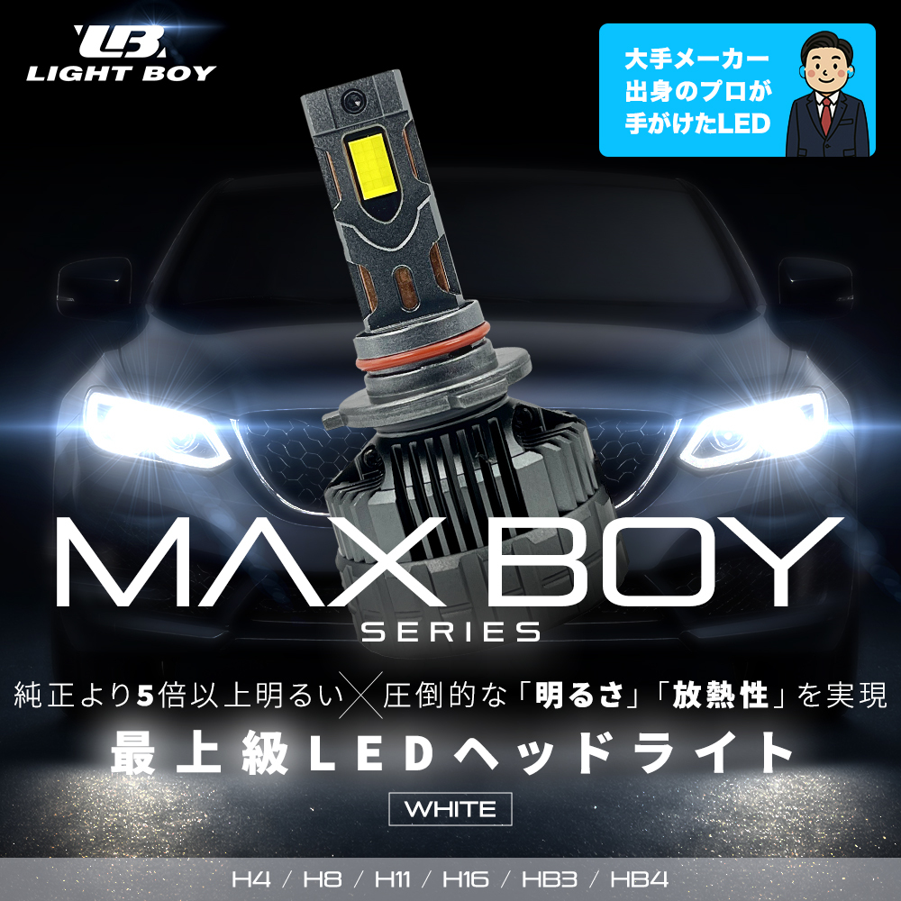 LED передняя фара высший класс. яркость H4 H8 H11 H16 HB3 HB4 белый . свет соответствующий требованиям техосмотра переключатель 1 год гарантия противотуманные фары Boy Max Boy 