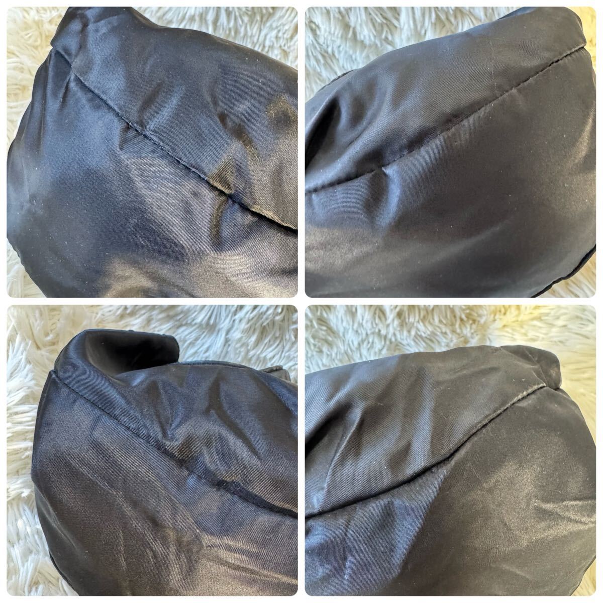 agnes b. VOYAGE アニエスベー チェーンバック トートバック 黒_画像8