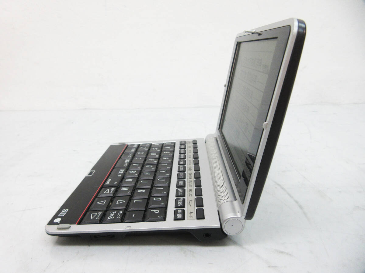 SH9627●Seiko セイコー 電子辞書 SILUCA シルカ Red SL791A●医学モデル？●ドイツ語 追加カード DC-A05GR / ACアダプター付_画像4