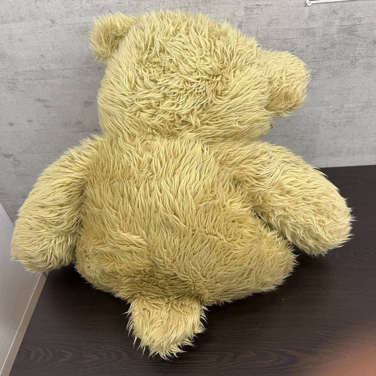 #13649 中古 テディベア ぬいぐるみ 全長約87cm レトロ コレクション ヴィンテージ 可愛い！ぬいぐるみ大 くまのぬいぐるみ_画像5