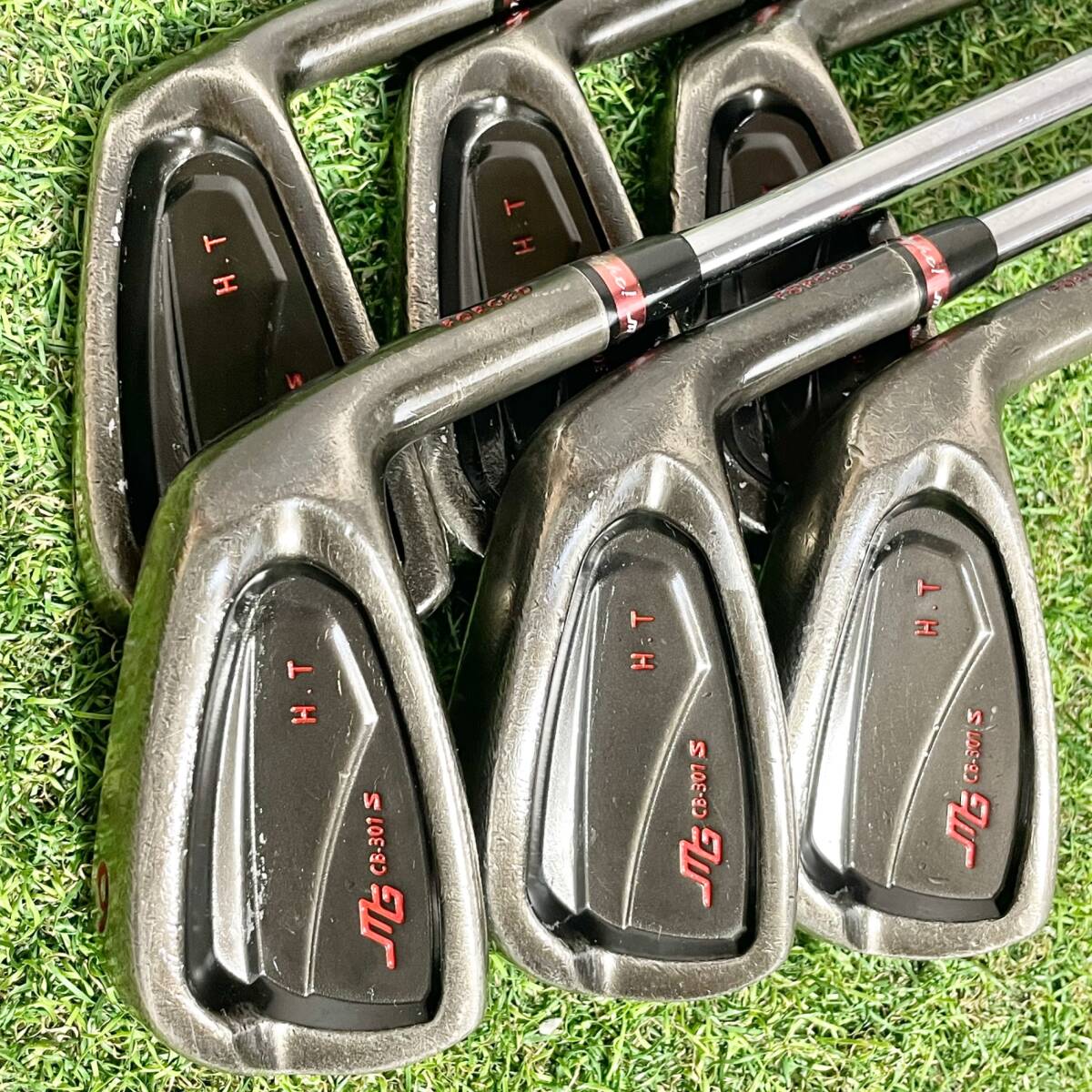 Miura Giken CB-301 железный комплект мужской 6шт.@S правый Miura gi талон cb301 черный отделка земля Club Dynamic Gold steel вал 