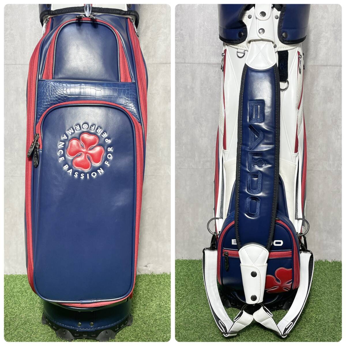 【フード未使用】BALDO CORSA バルド コルサ プロモデル キャディバッグ ゴルフバッグ 3点式 大迫力 大容量 送料無料_画像6