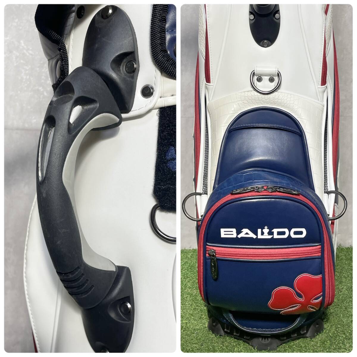 【フード未使用】BALDO CORSA バルド コルサ プロモデル キャディバッグ ゴルフバッグ 3点式 大迫力 大容量 送料無料_画像7